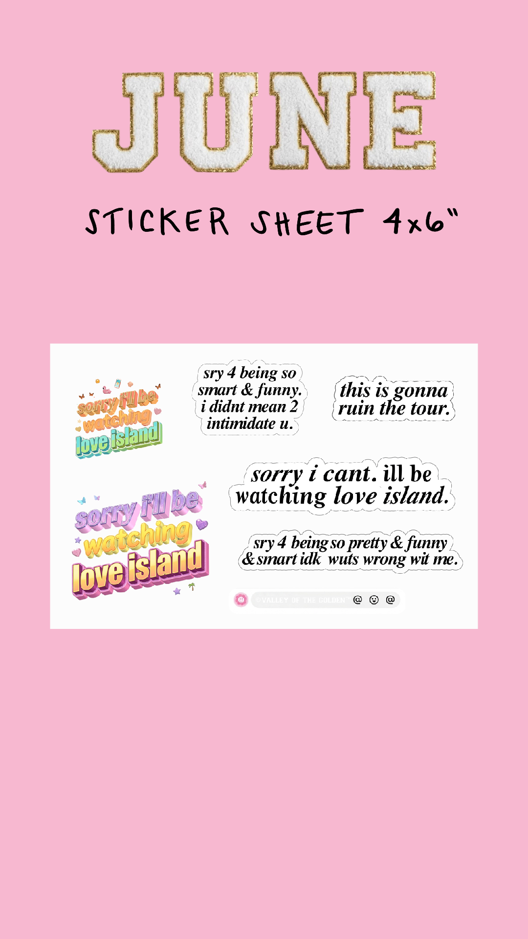 lover island set | june 2026