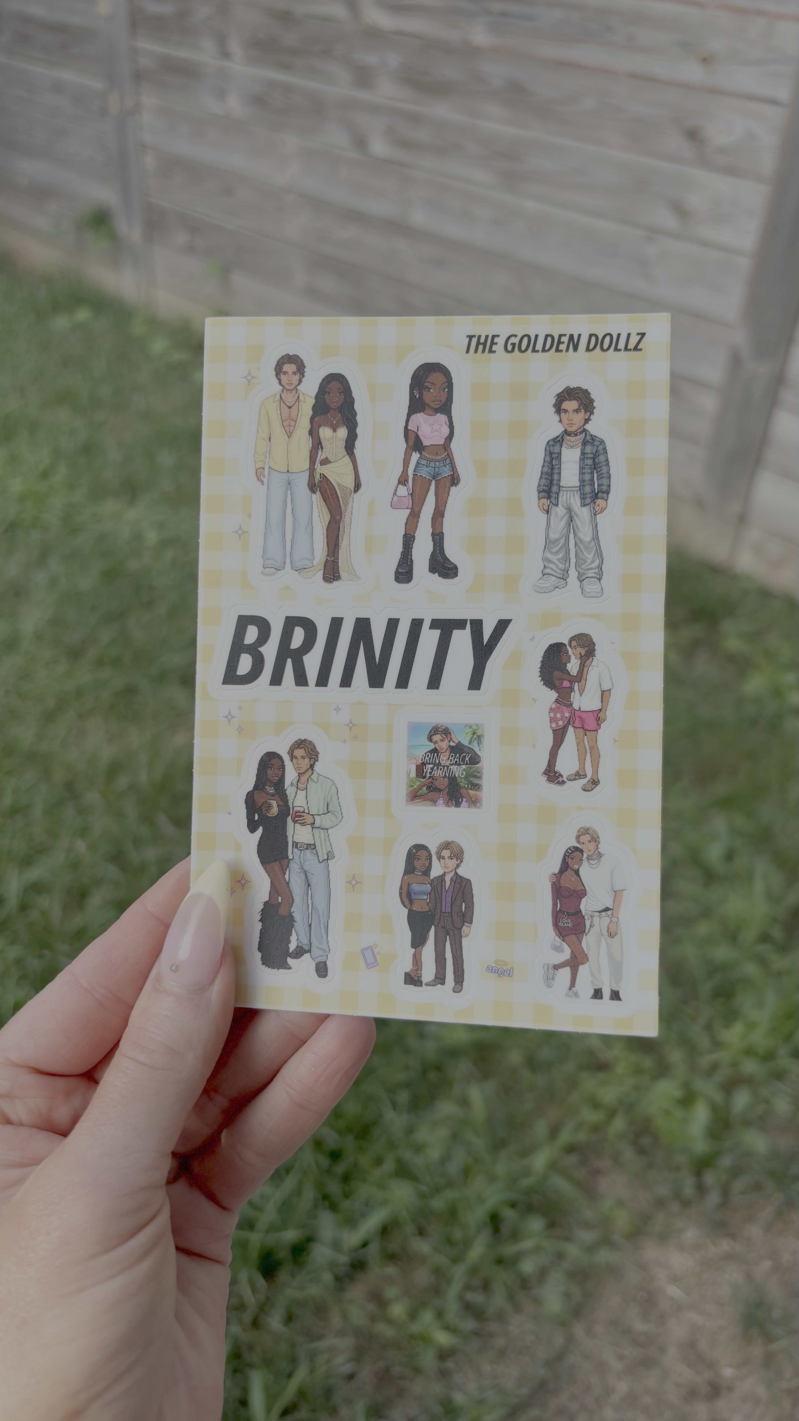 brinity sticker sheet